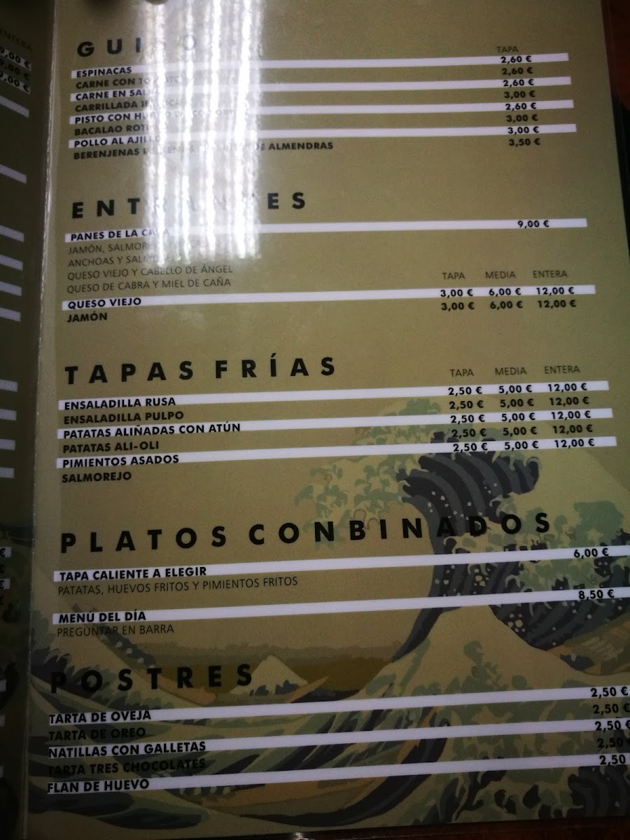 Café Bar Santa María Photo Menu 1