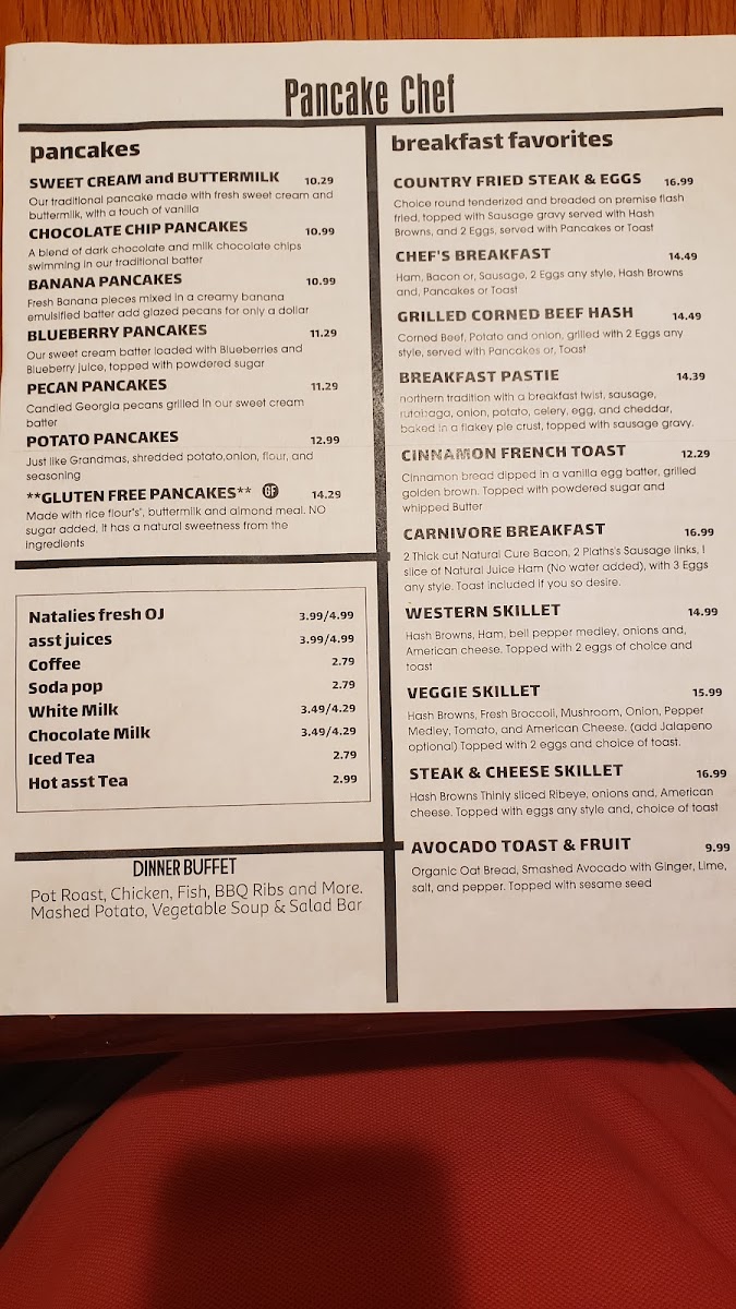 Pancake Chef Photo Menu 6