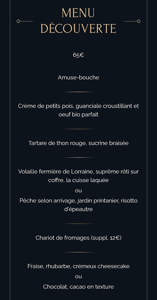 Restaurant Chez Pierre Photo Menu 1