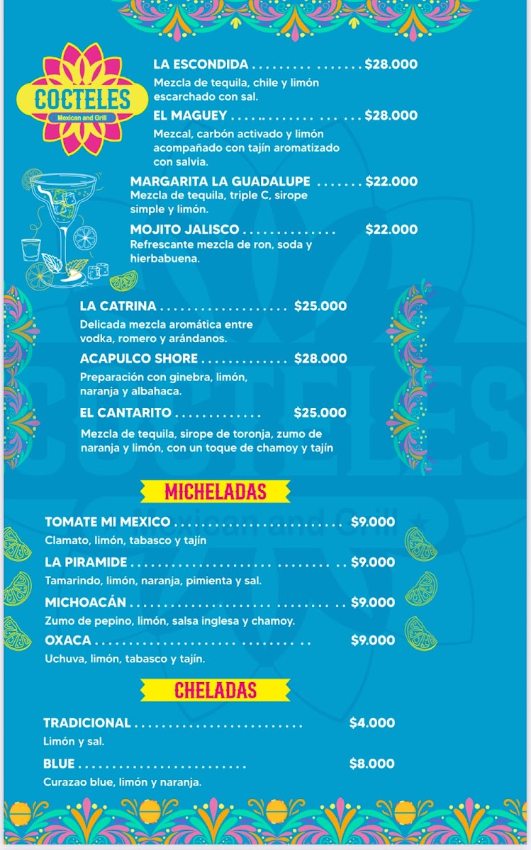 La Escondida (Mexican and grill) Photo Menu 8