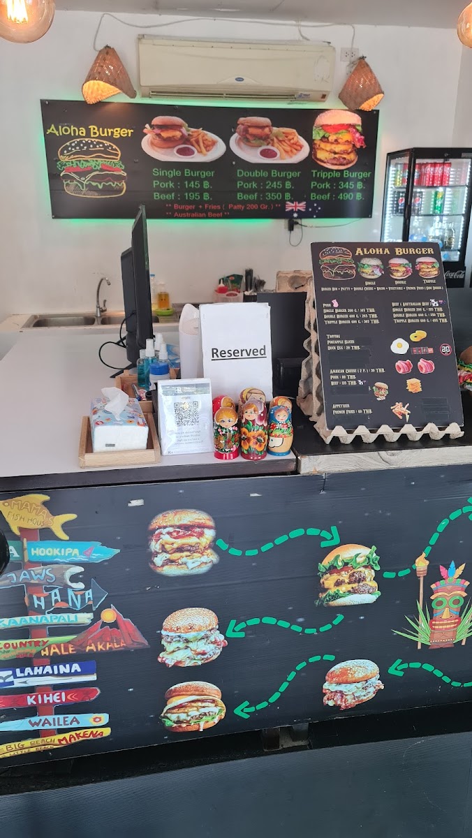 Aloha Burger Hua Hin Photo Menu 8