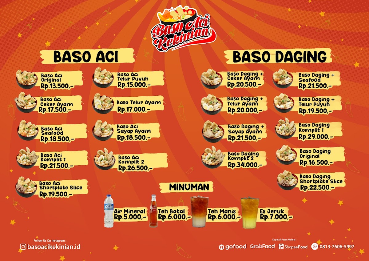 Bakso Aci Kekinian Photo Menu 2
