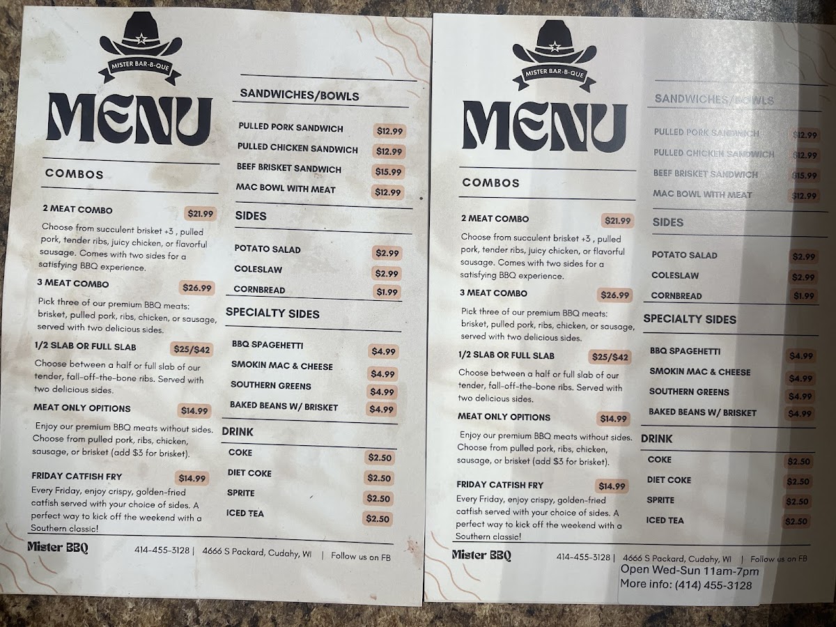 Mister Bar-B-Que Photo Menu 4