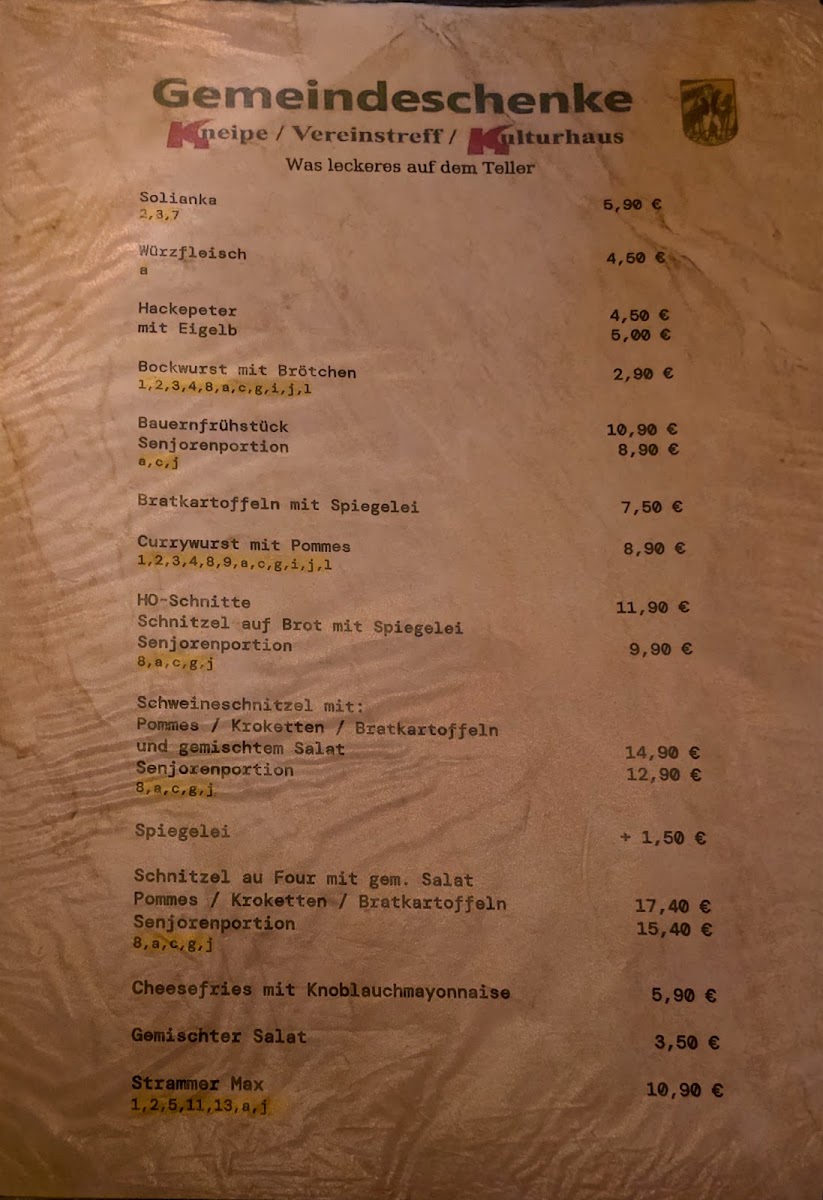Gemeindeschenke Uthleben Photo Menu 1