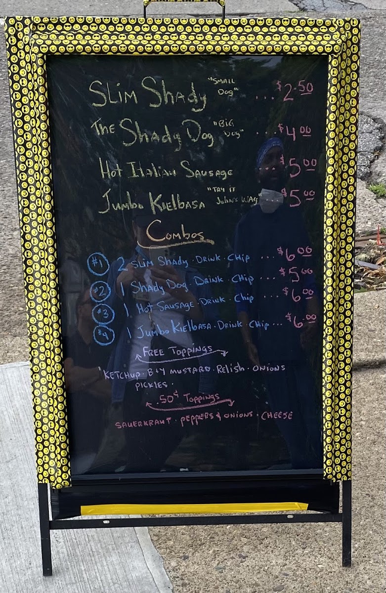 The Shady Dog Photo Menu 3