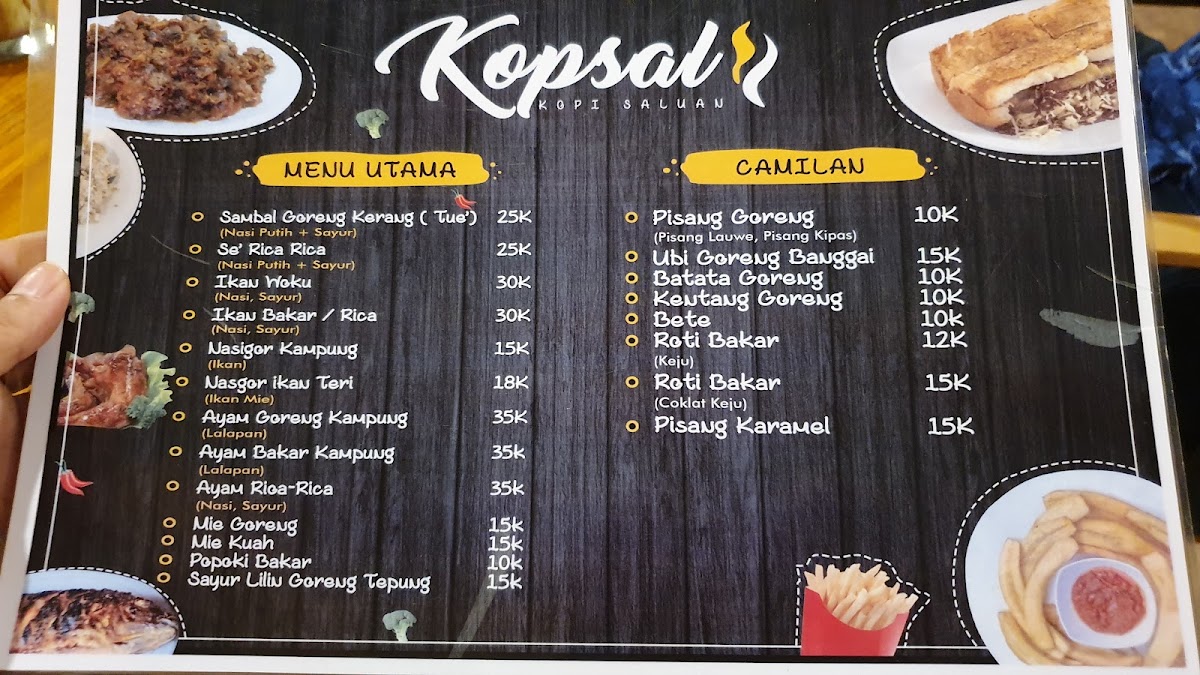 KOPSAL (kopi saluan) Photo Menu 1