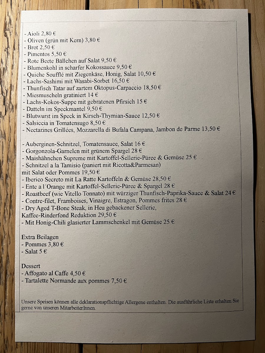 Tamisio Weinhandel, Vinothek & Restaurant Photo Menu 2