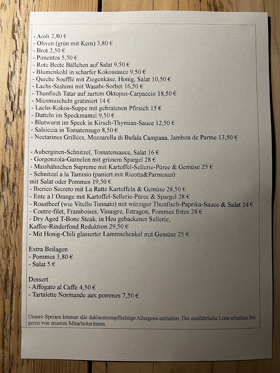 Tamisio Weinhandel, Vinothek & Restaurant Photo Menu 3