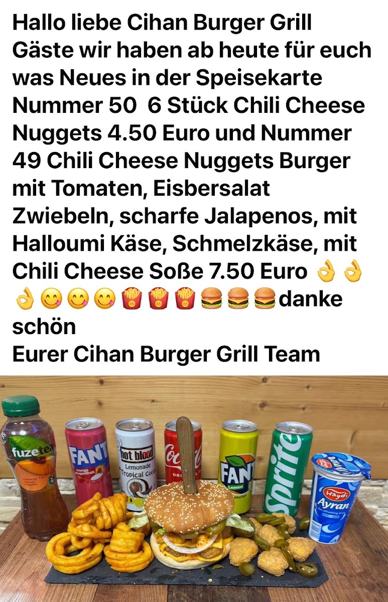 Cihan Burger Grill Saalfeld Photo Menu 4