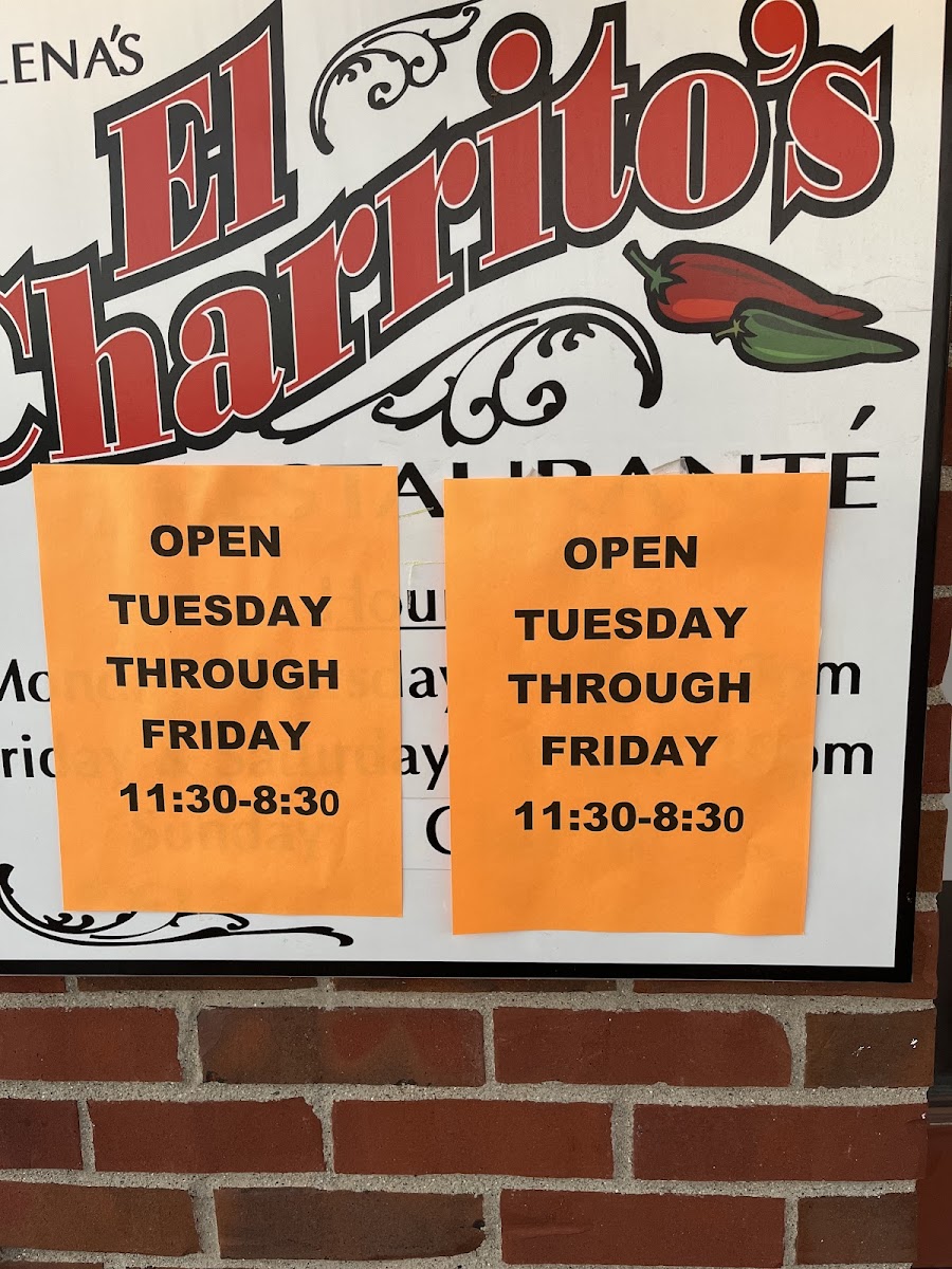 El Charrito's-Helena's Original Restaurante Photo Menu 2
