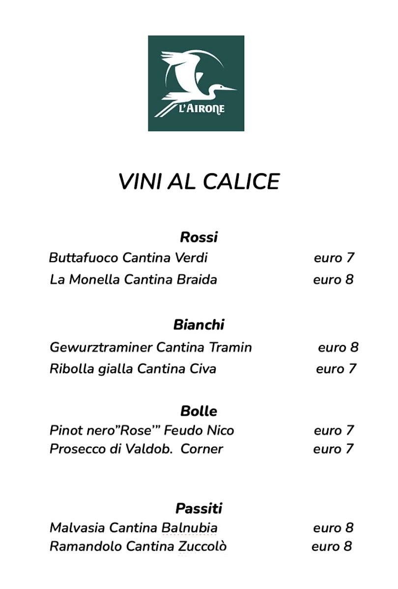 L’Airone - Ristorante Enoteca Photo Menu 4