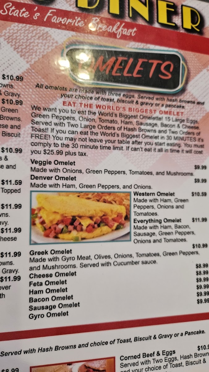 Norma's Diner Photo Menu 9