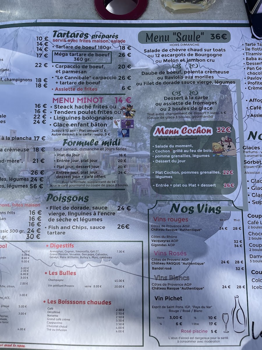Le Grand Saule Photo Menu 2