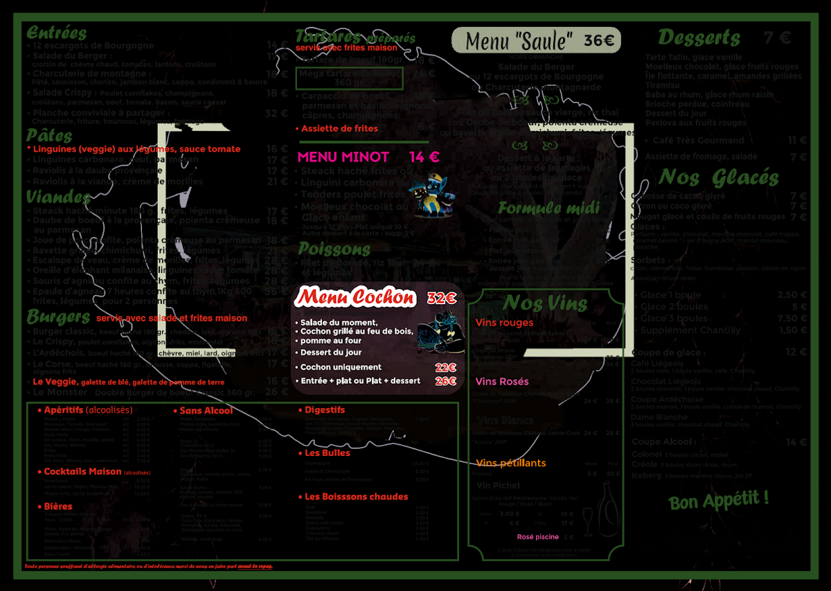 Le Grand Saule Photo Menu 9