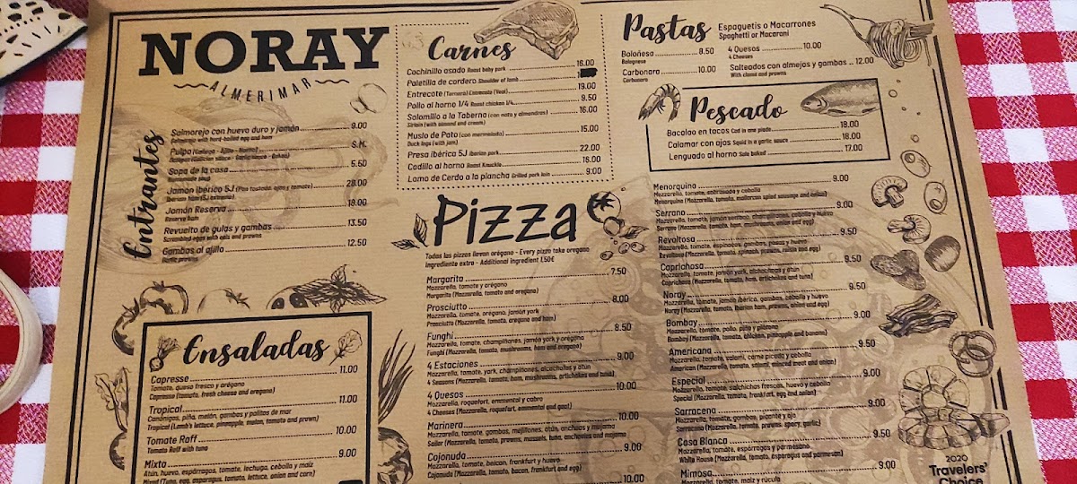 PIZZERÍA NORAY ALMERIMAR Photo Menu 5