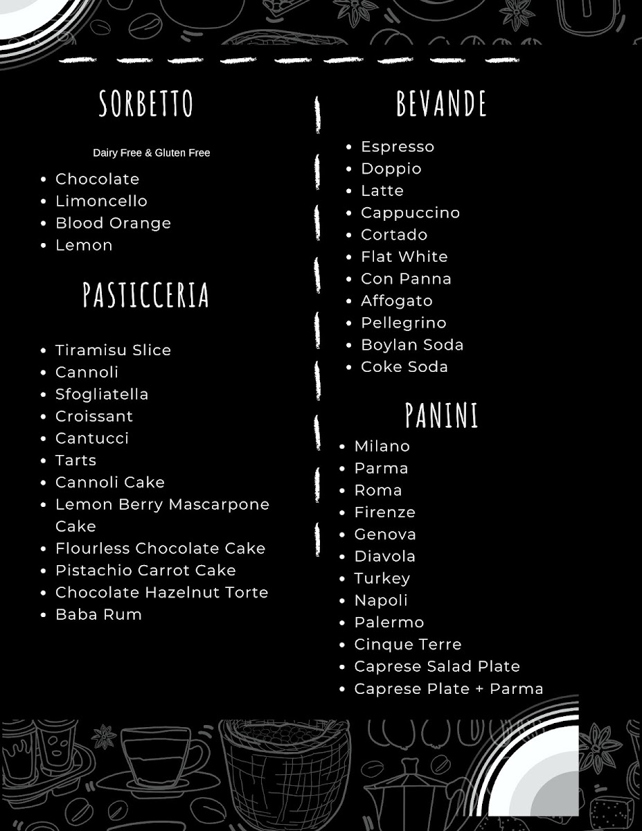 That's Amore Gelato Photo Menu 2