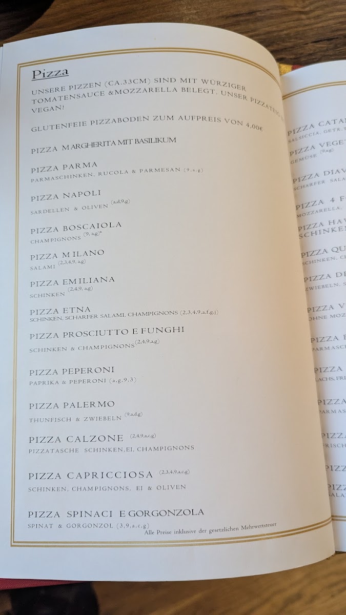 Delizia Ristorante & Weinbar Photo Menu 1