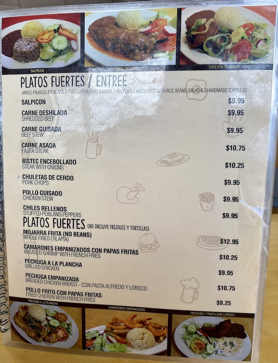 El Papaturro Restaurant Photo Menu 3