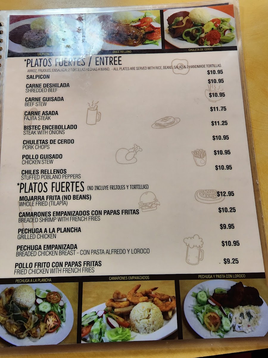 El Papaturro Restaurant Photo Menu 4