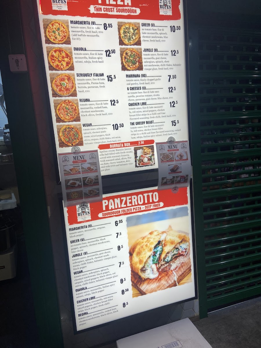 Panzerotto Blues Photo Menu 2