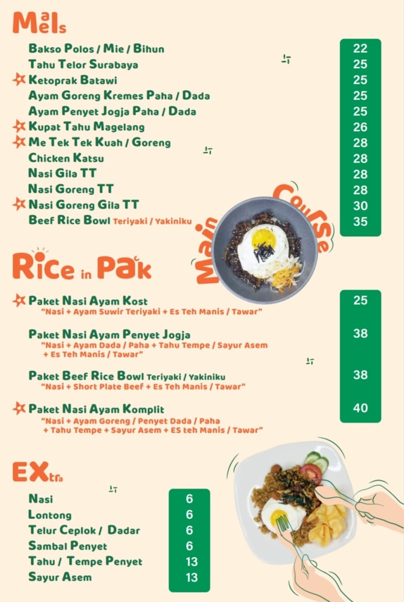 Tuju Tuju Coffee Photo Menu 2