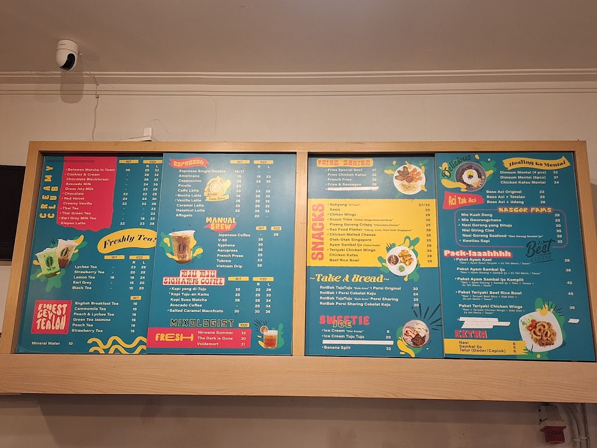 Tuju Tuju Coffee Photo Menu 4