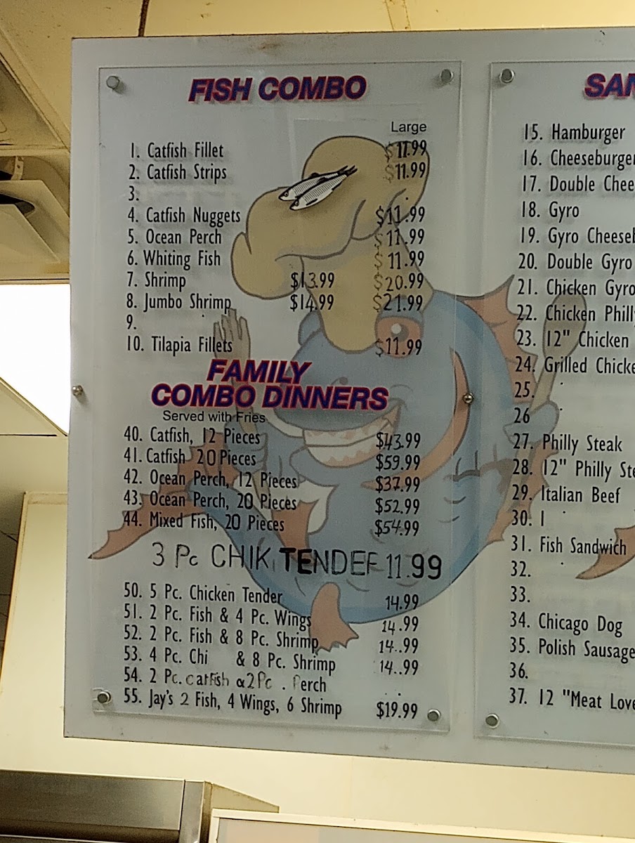 Shark Fish & Chicken Photo Menu 10
