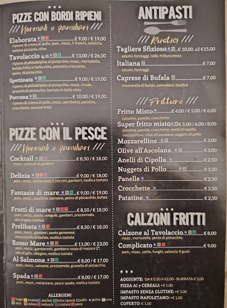 Al Tavolaccio Trattoria-Pizzeria Photo Menu 5