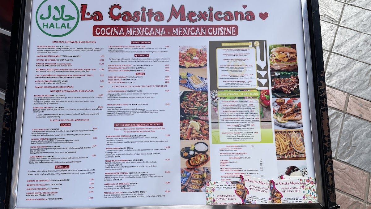 La Casita Mexicana Photo Menu 1