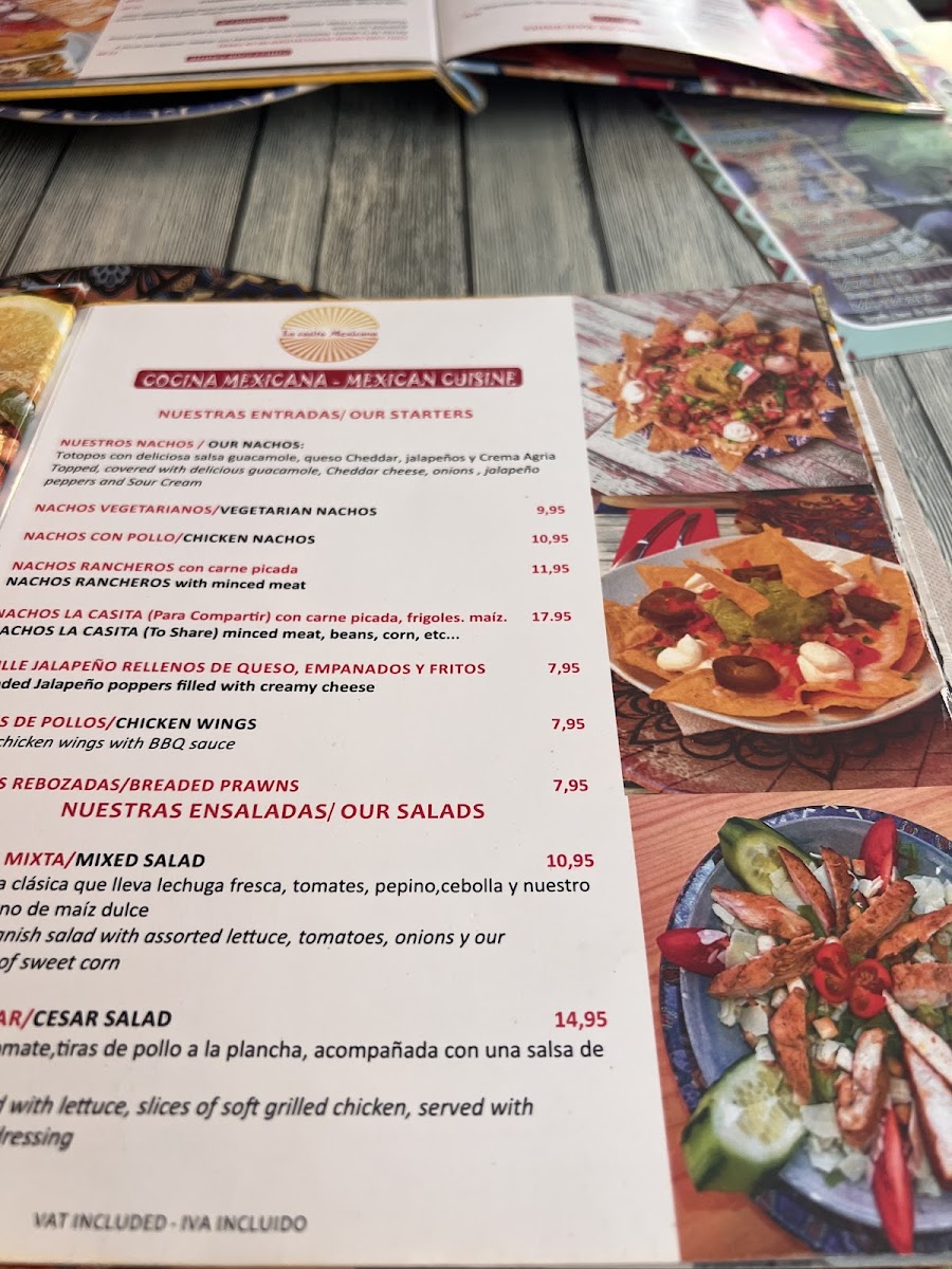 La Casita Mexicana Photo Menu 5