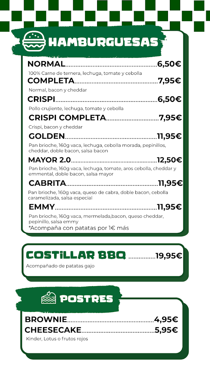 Pizzeria Mayor Villacañas Photo Menu 1