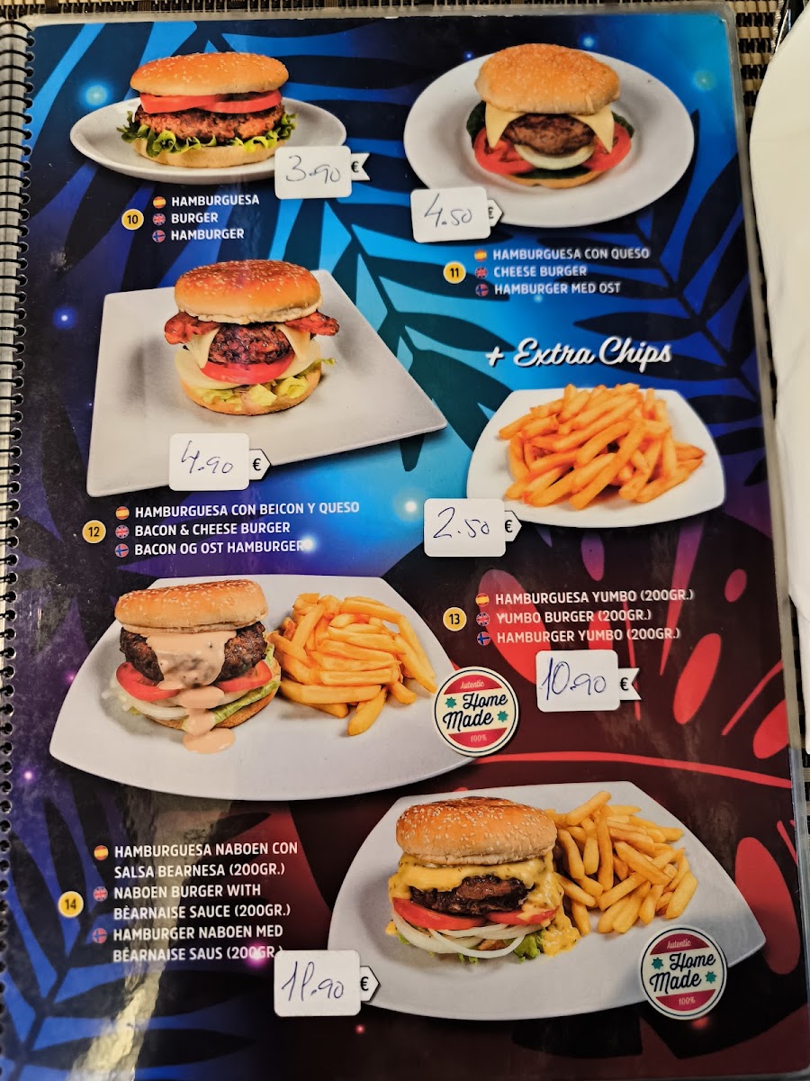 Naboen cafe bar Photo Menu 1