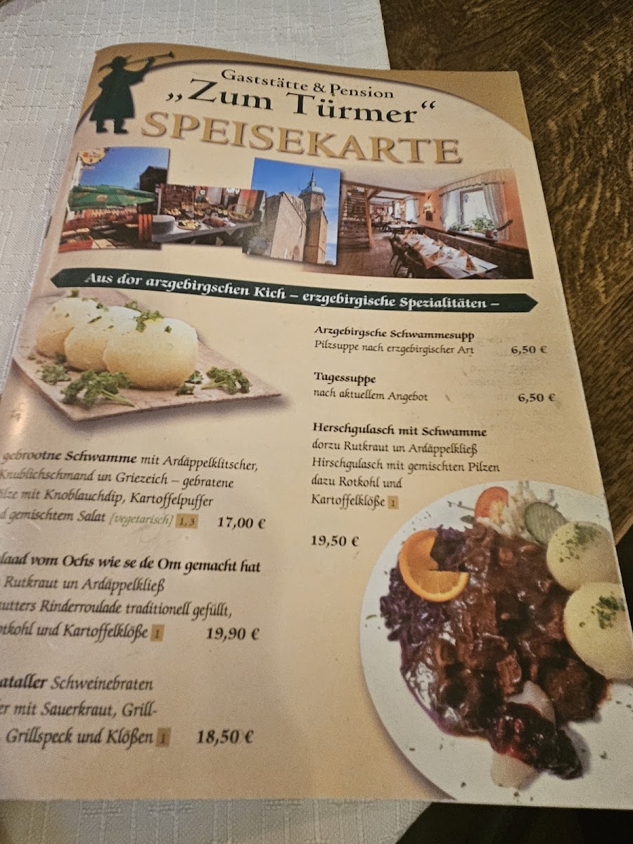 Gaststätte & Pension 'Zum Türmer' Photo Menu 1