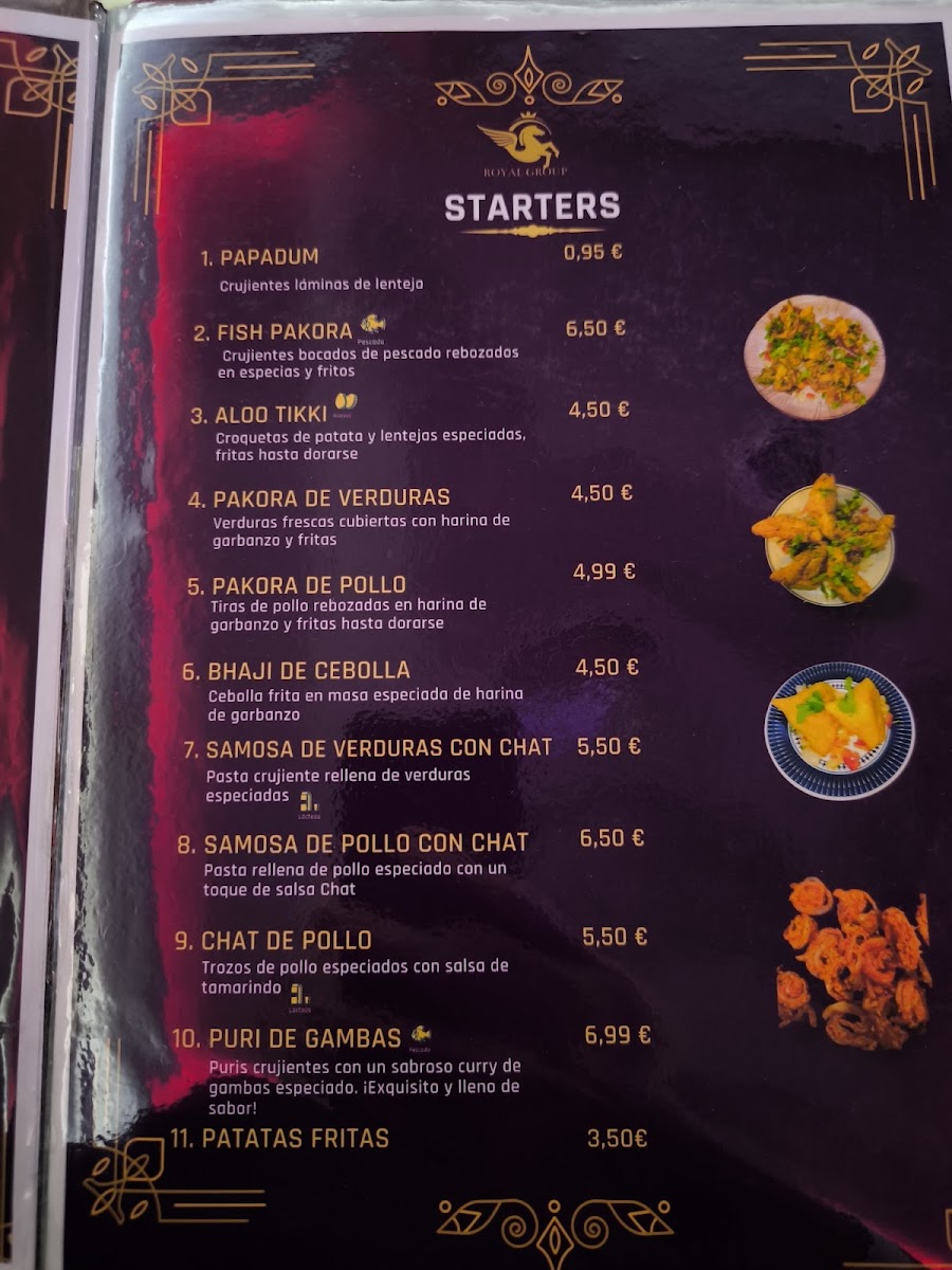 Restaurante Tandoori Mahal Photo Menu 1