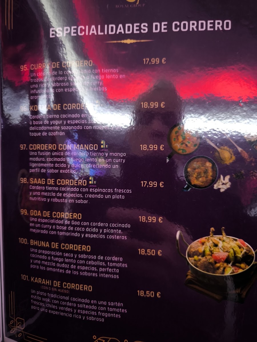Restaurante Tandoori Mahal Photo Menu 2