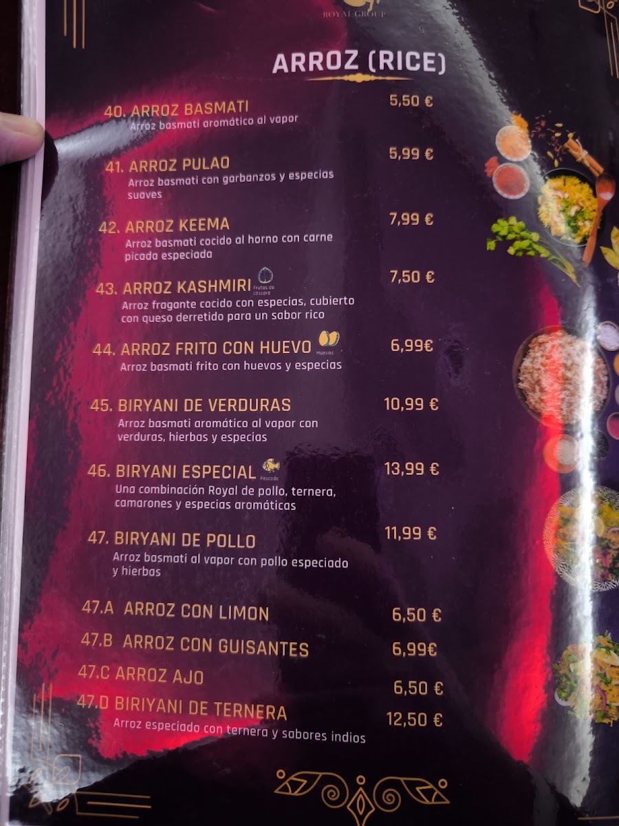 Restaurante Tandoori Mahal Photo Menu 3