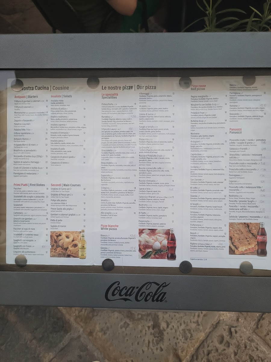 Ristorante Pizzeria Bianco Photo Menu 3