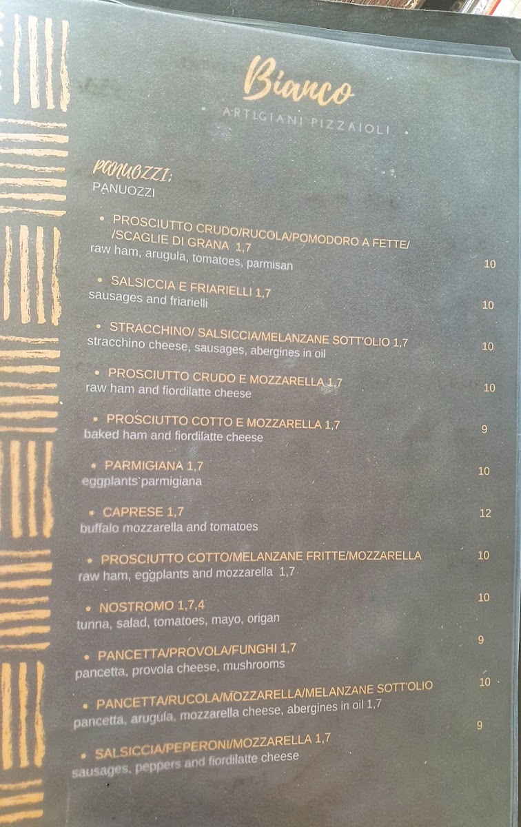 Ristorante Pizzeria Bianco Photo Menu 8