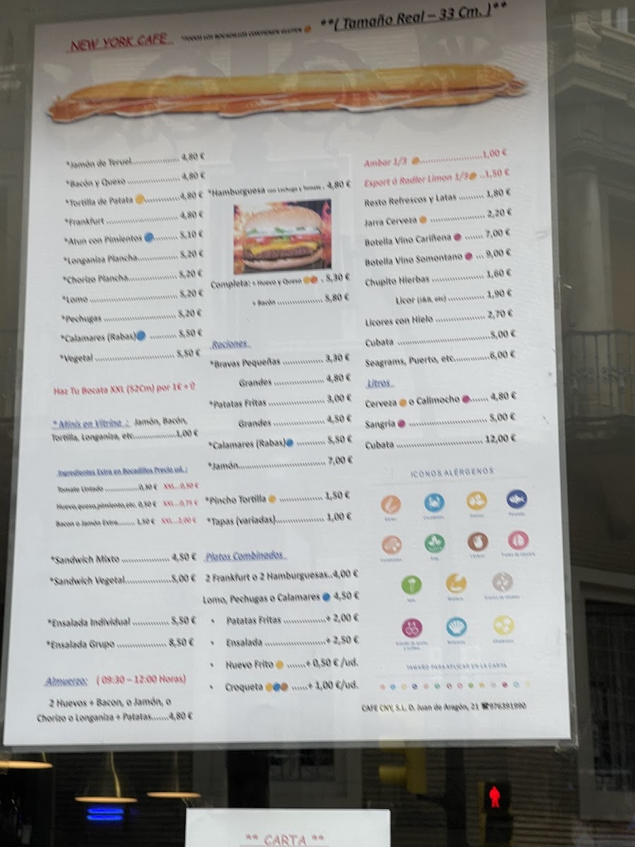 New York Café Photo Menu 3