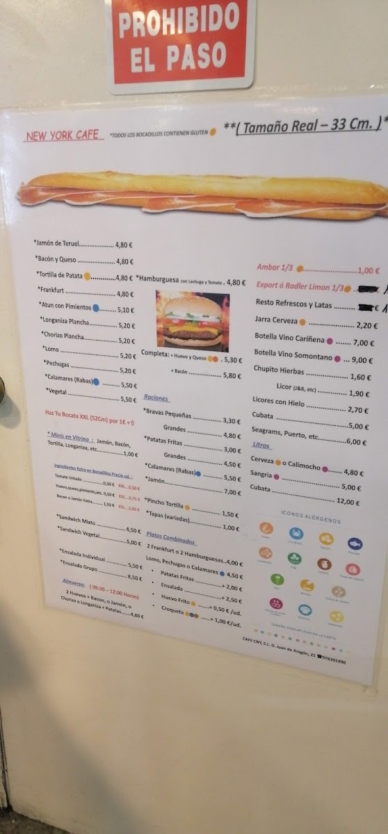 New York Café Photo Menu 6