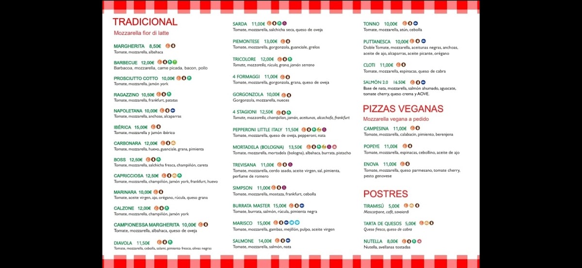 La Margherita Pizza Photo Menu 1