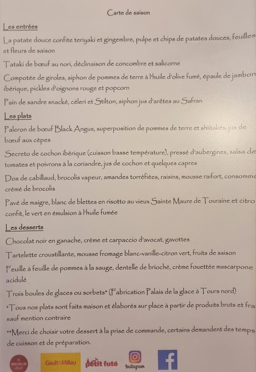 LA DEUVALIERE Photo Menu 3