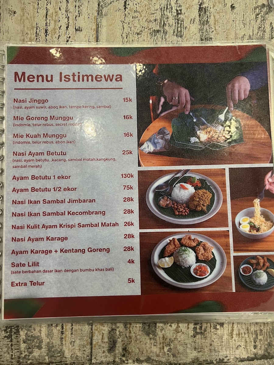 Munggu - Pahlawan Photo Menu 1
