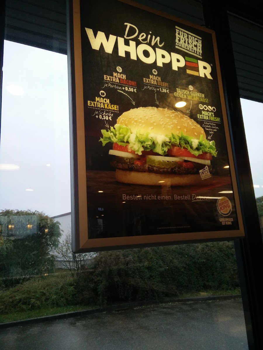 Burger King Wörnitz Photo Menu 1