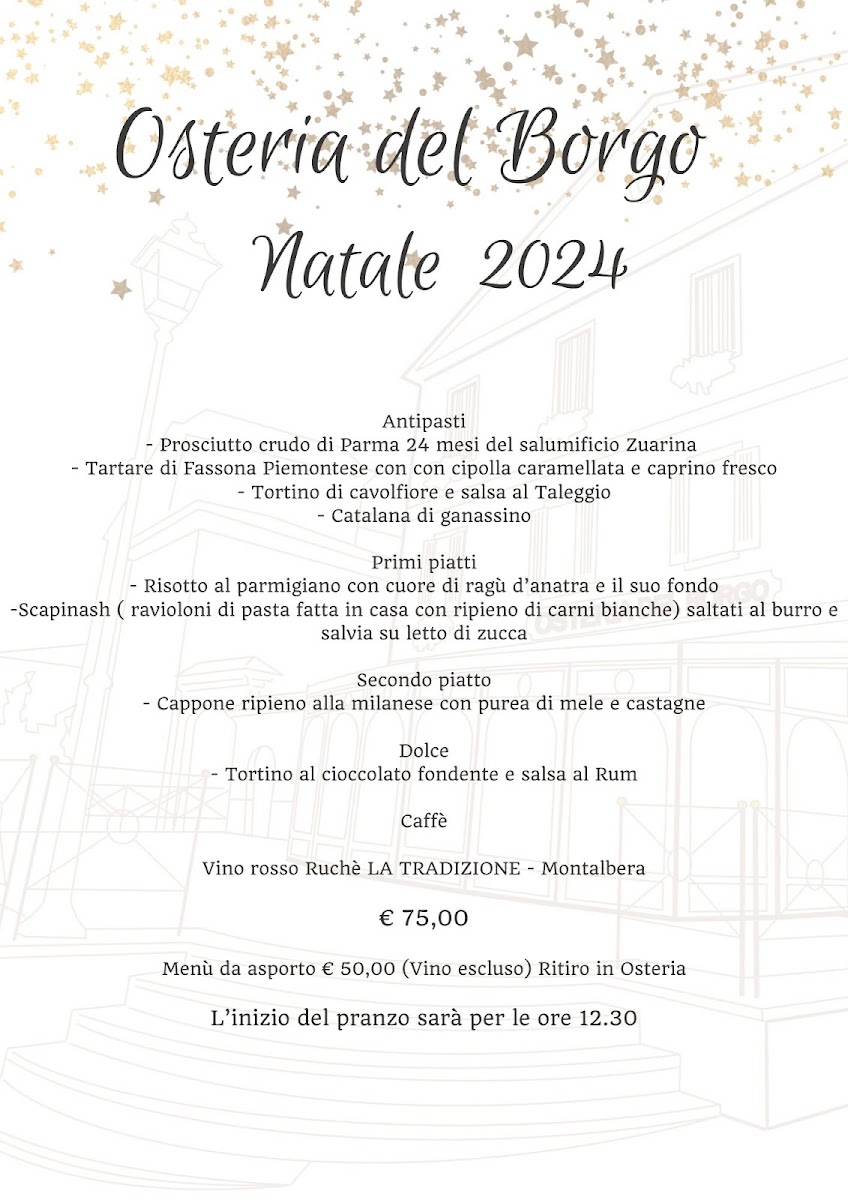Osteria Del Borgo Photo Menu 1
