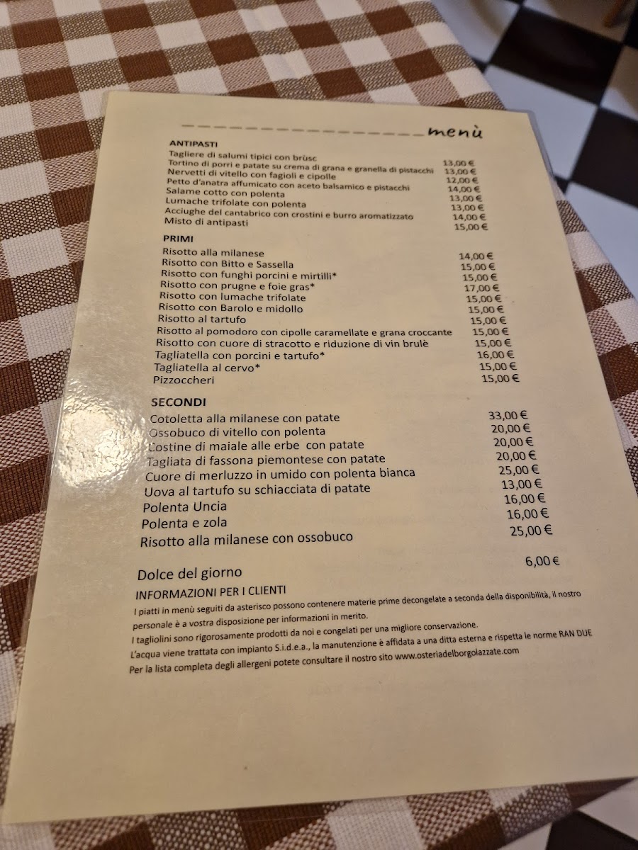 Osteria Del Borgo Photo Menu 4
