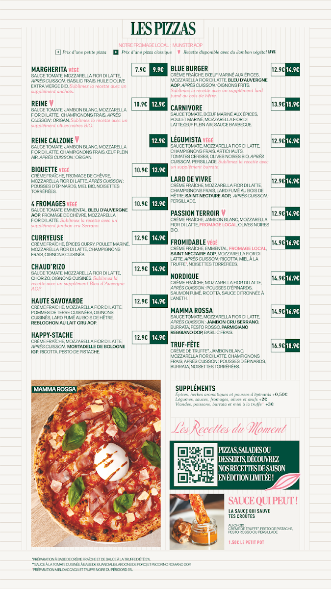 Pizza Cosy Photo Menu 1