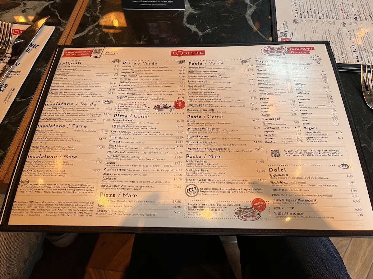 L'Osteria Metzingen Photo Menu 9