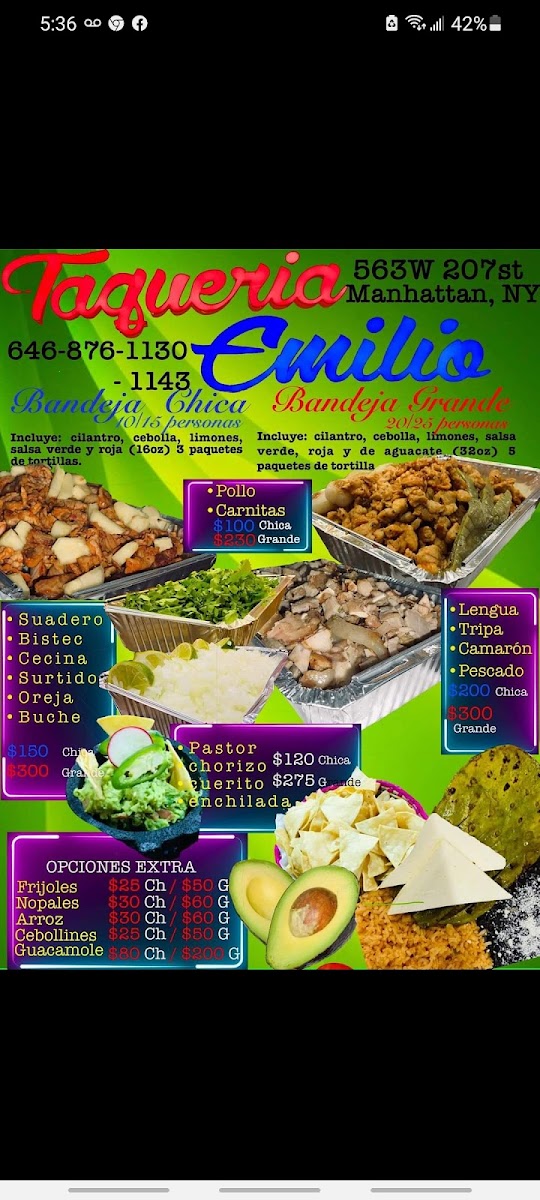 Taqueria Emilio 2 Photo Menu 4