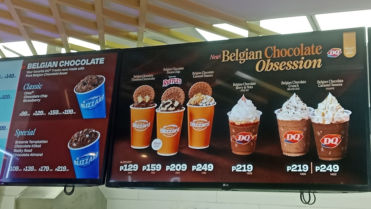 Dairy Queen - One Ayala Photo Menu 1